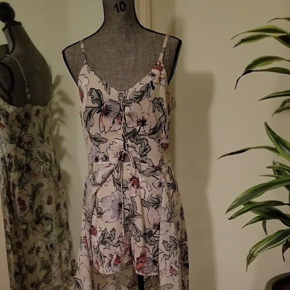 #10 Floral Midi Walk Through Romper - Picture 4 of 6
